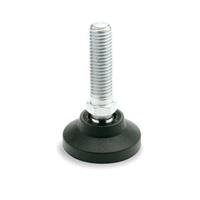 GN 343.4 Levelling Feet Foot Plastic Threaded Stud Steel Zinc-Plated